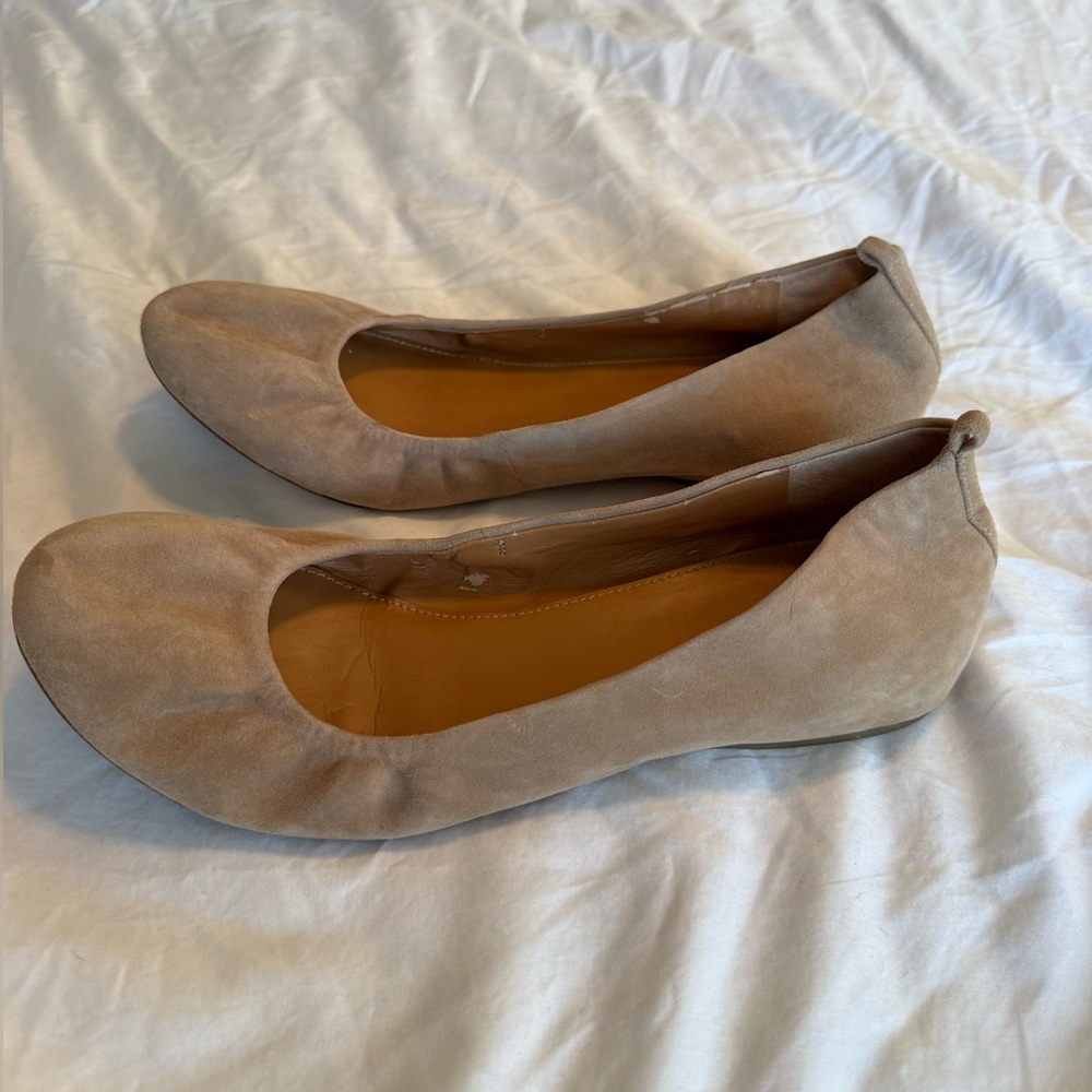 J. Crew Women's Tan Suede Flats - Picture 4 of 6
